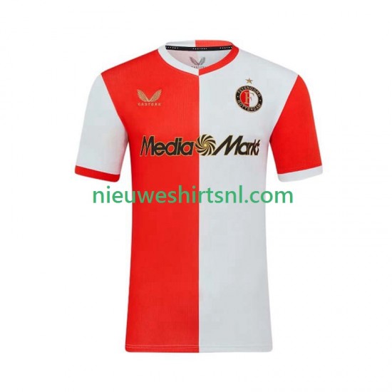 Feyenoord Rotterdam Heren Shirt met Bedrukking Thuis 2025-2026 Korte Mouw