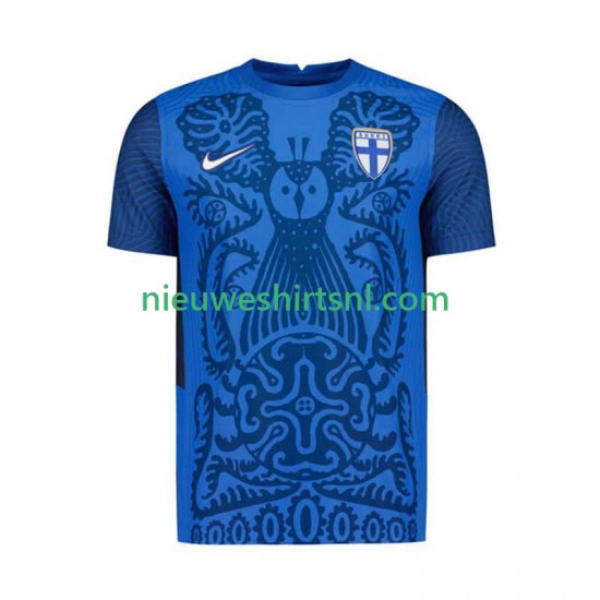 Finland Heren Shirt met Bedrukking Uit 2025 Korte Mouw
