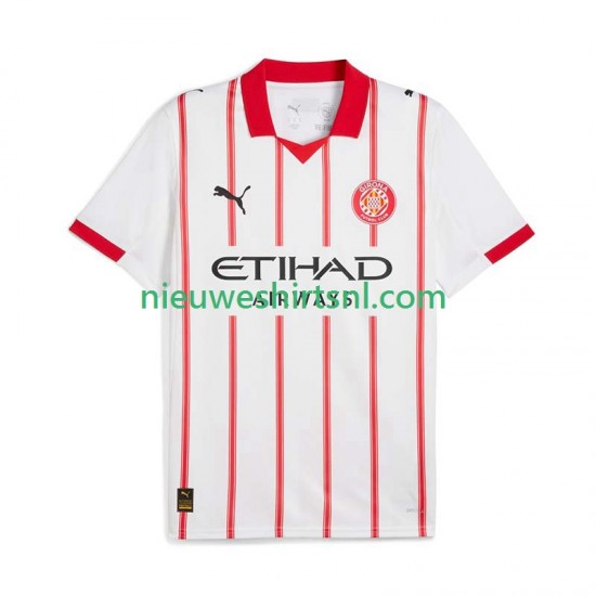 Heren Shirt met Bedrukking Girona Thuis 2025-2026 Korte Mouw