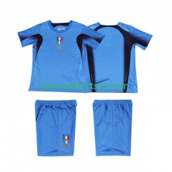Italië Kind Shirt met Bedrukking Retro Thuis 2006 Korte Mouw