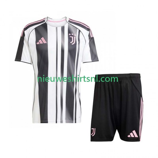 Juventus Kind Shirt met Bedrukking Thuis 2025-2026 Korte Mouw
