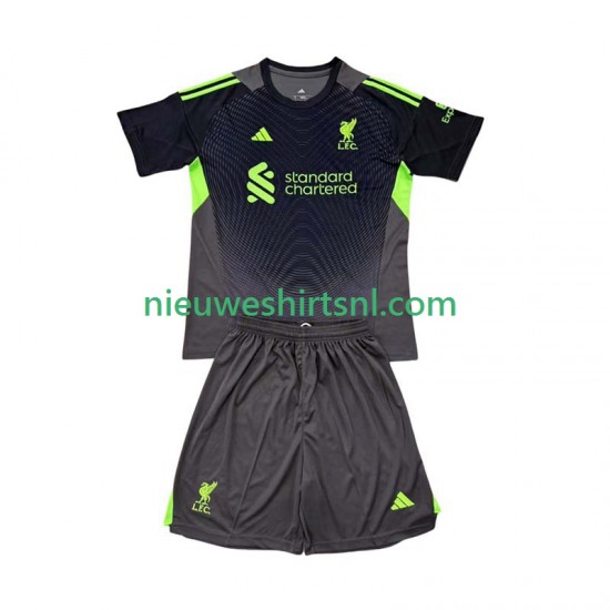 Liverpool Kind Shirt met Bedrukking Doelman Thuis 2025-2026 Korte Mouw