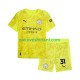 Manchester City Kind Shirt met Bedrukking Doelman Ederson Moraes 31 Derde 2025-2026 Korte Mouw