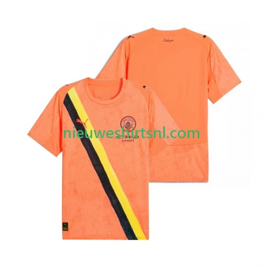 Manchester City Heren Kind Shirt met Bedrukking Doelman UPER Thuis 2025-2026 Korte Mouw