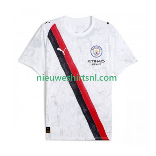 Manchester City Heren Kind Shirt met Bedrukking UPER Thuis 2025-2026 Korte Mouw