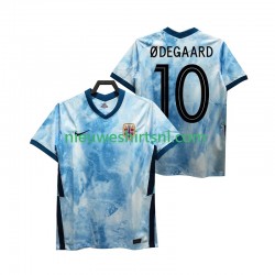 Noorwegen Heren Shirt met Bedrukking ODEGAARD 10 2020-2021 Uit Korte Mouw
