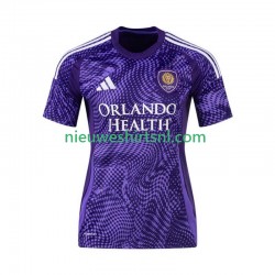 Heren Shirt met Bedrukking Orlando City Thuis 2025-2026 Korte Mouw