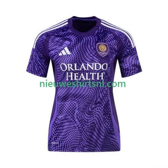 Heren Shirt met Bedrukking Orlando City Thuis 2025-2026 Korte Mouw