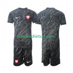 Polen Kind Shirt met Bedrukking Doelman Uit 2024 Korte Mouw