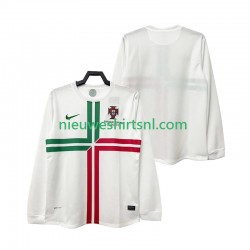 Portugal Heren Shirt met Bedrukking 2012 Retro Uit Lange Mouw