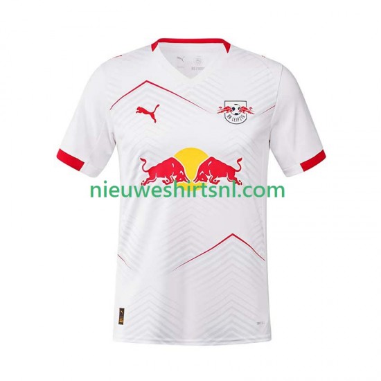 RB Leipzig Heren Shirt met Bedrukking Thuis 2025-2026 Korte Mouw