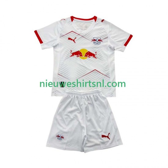 RB Leipzig Kind Shirt met Bedrukking Thuis 2025-2026 Korte Mouw