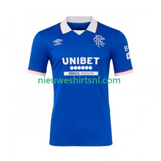 Rangers Heren Shirt met Bedrukking Thuis 2025-2026 Korte Mouw