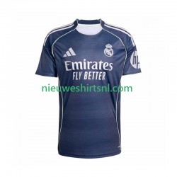 Real Madrid Heren Shirt met Bedrukking Uit 2025-2026 Korte Mouw