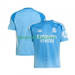 Real Madrid Heren Shirt met Bedrukking Doelman Thuis 2025-2026 Korte Mouw