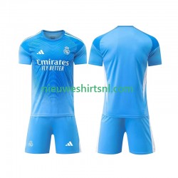 Real Madrid Kind Shirt met Bedrukking Doelman Thuis 2025-2026 Korte Mouw