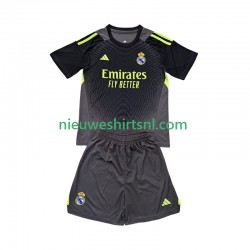 Real Madrid Kind Shirt met Bedrukking Doelman Derde 2025-2026 Korte Mouw
