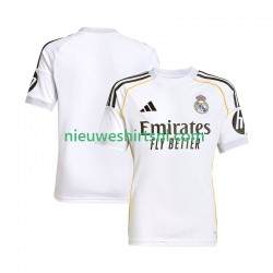Real Madrid Heren Shirt met Bedrukking Thuis 2025-2026 Korte Mouw