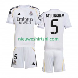 Real Madrid Kind Shirt met Bedrukking Jude Bellingham 5 Thuis 2025-2026 Korte Mouw