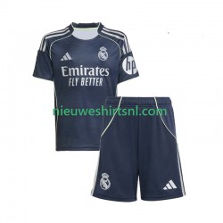 Real Madrid Kind Shirt met Bedrukking Uit 2025-2026 Korte Mouw