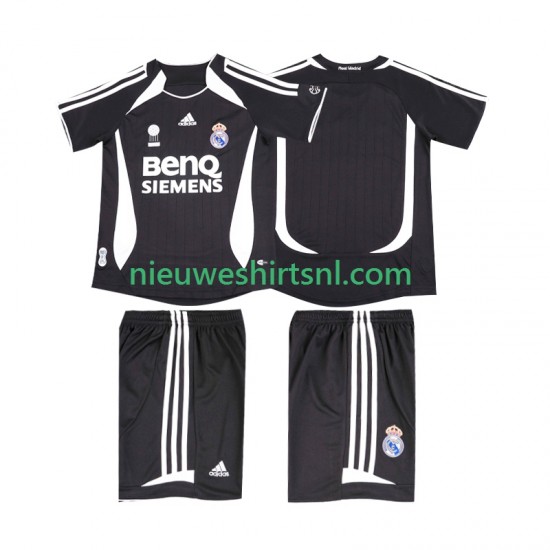 Real Madrid Kind Shirt met Bedrukking 2007 Retro Uit 2006 Korte Mouw