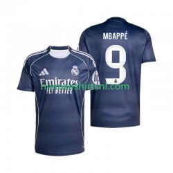Real Madrid Heren Shirt met Bedrukking Mbappé Kylian 9 Uit 2025-2026 Korte Mouw