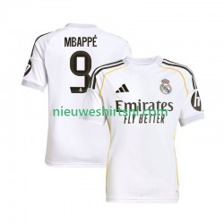 Real Madrid Heren Shirt met Bedrukking Mbappé Kylian 9 Thuis 2025-2026 Korte Mouw