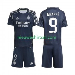 Real Madrid Kind Shirt met Bedrukking Mbappé Kylian 9 Uit 2025-2026 Korte Mouw