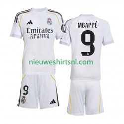 Real Madrid Kind Shirt met Bedrukking Mbappé Kylian 9 Thuis 2025-2026 Korte Mouw