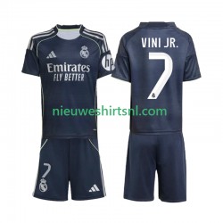 Real Madrid Kind Shirt met Bedrukking Vinicius Junior 7 Uit 2025-2026 Korte Mouw