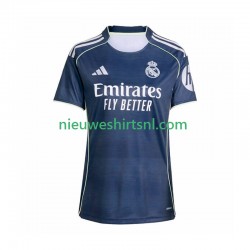 Real Madrid Dames Shirt met Bedrukking Uit 2025-2026 Korte Mouw