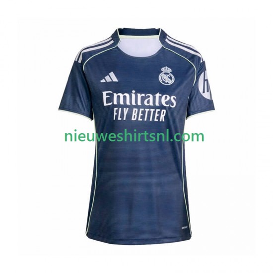 Real Madrid Dames Shirt met Bedrukking Uit 2025-2026 Korte Mouw