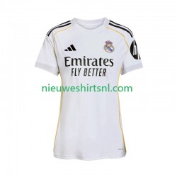 Real Madrid Dames Shirt met Bedrukking Thuis 2025-2026 Korte Mouw
