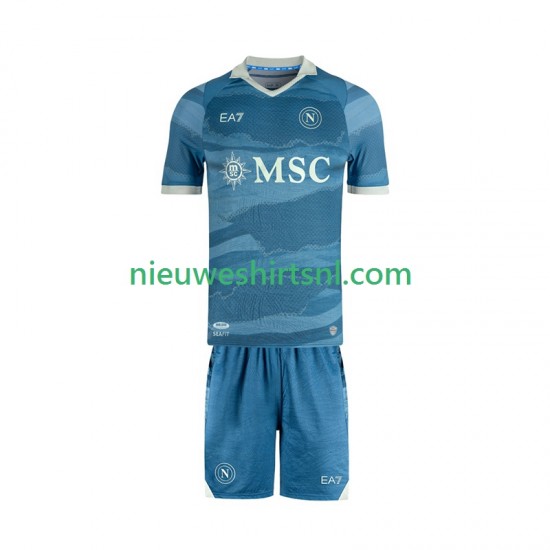 Napoli Kind Shirt met Bedrukking SSC Special Thuis 2024-2025 Korte Mouw