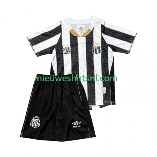 Santos FC Kind Shirt met Bedrukking Uit 2025-2026 Korte Mouw