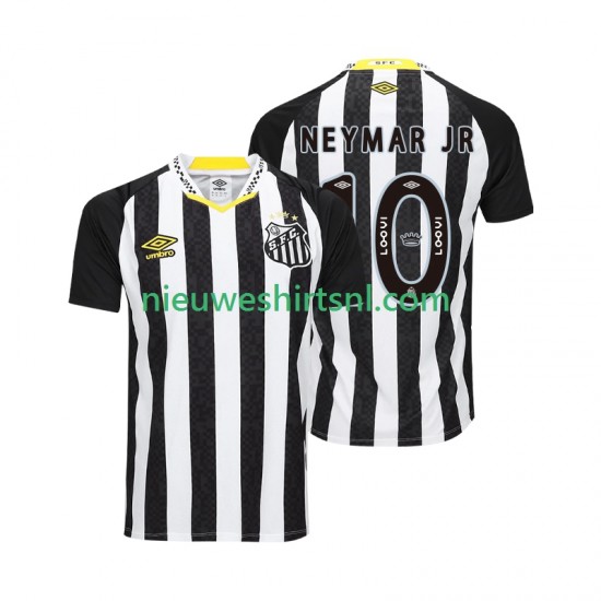Santos FC Heren Shirt met Bedrukking NEYMAR JR 10 Uit 2025-2026 Korte Mouw