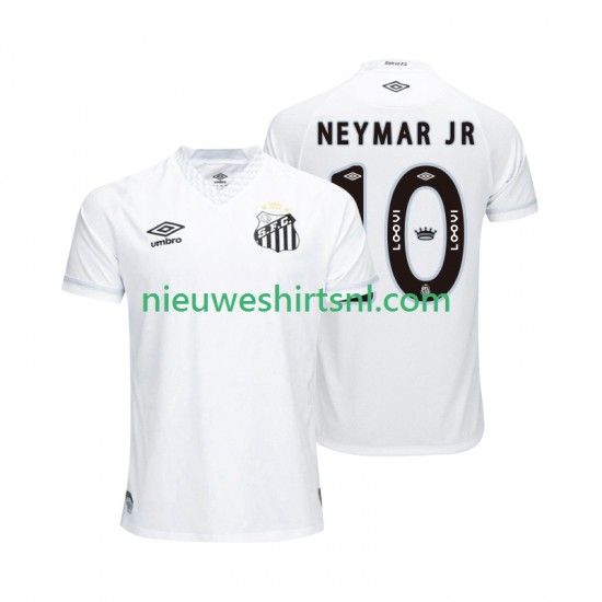 Santos FC Heren Shirt met Bedrukking NEYMAR JR 10 Thuis 2025-2026 Korte Mouw