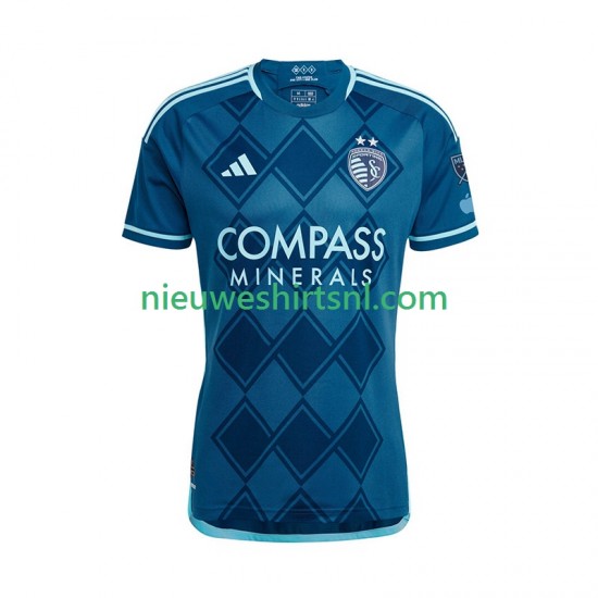 Sporting Kansas City Heren Shirt met Bedrukking Uit 2025-2026 Korte Mouw