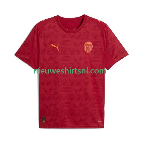 Valencia CF Heren Shirt met Bedrukking Uit 2025-2026 Korte Mouw