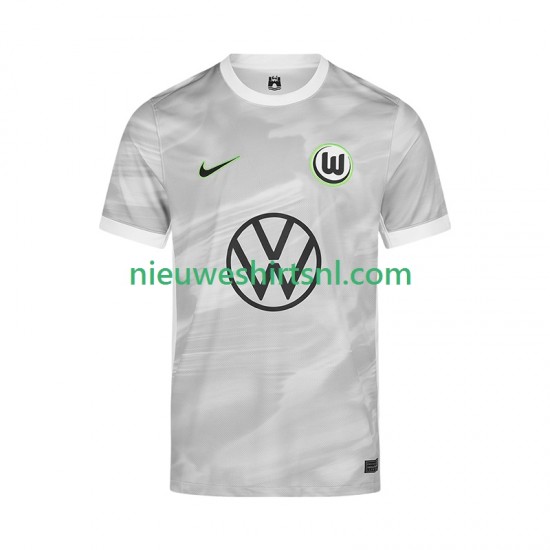VfL Wolfsburg Heren Shirt met Bedrukking Uit 2025-2026 Korte Mouw