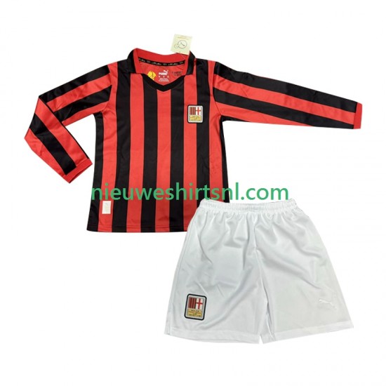 AC Milan Kind Shirt met Bedrukking 125th Anniversary Thuis 2024-2025 Lange Mouw