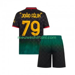 AC Milan Kind Shirt met Bedrukking JOAO FELIX 79 Vierde 2024-2025 Korte Mouw
