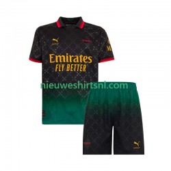 AC Milan Kind Shirt met Bedrukking Vierde 2024-2025 Korte Mouw