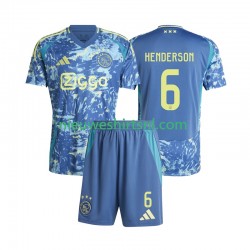 AFC Ajax Kind Shirt met Bedrukking Henderson 6 Uit 2024-2025 Korte Mouw