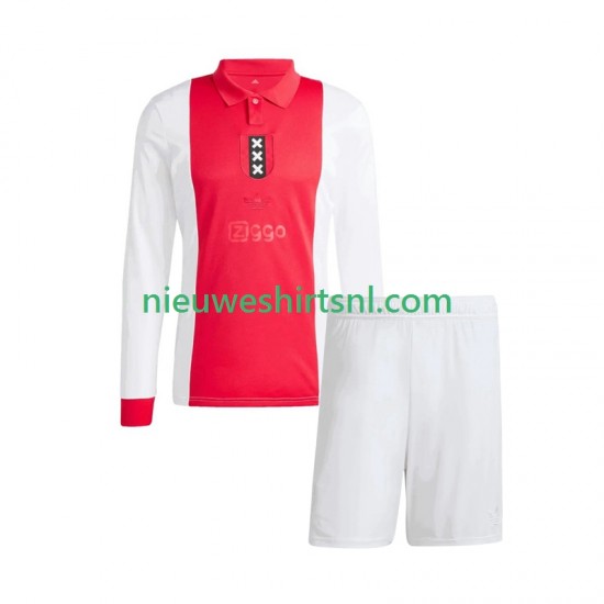 AFC Ajax Kind Shirt met Bedrukking Anniversary Thuis 2024-2025 Lange Mouw