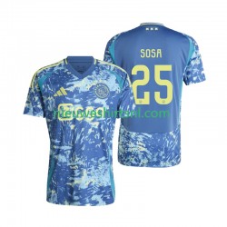 AFC Ajax Heren Shirt met Bedrukking Wout Weghorst 25 Uit 2024-2025 Korte Mouw