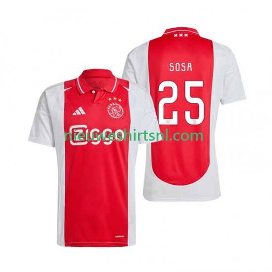 AFC Ajax Heren Shirt met Bedrukking Wout Weghorst 25 Thuis 2024-2025 Korte Mouw