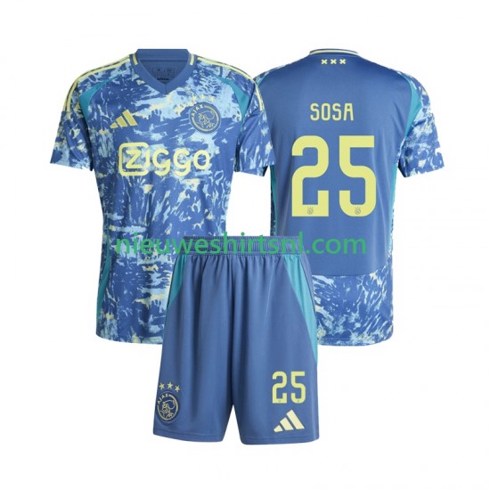 AFC Ajax Kind Shirt met Bedrukking Wout Weghorst 25 Uit 2024-2025 Korte Mouw