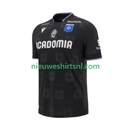 Heren Shirt met Bedrukking AJ Auxerre Uit 2024-2025 Korte Mouw
