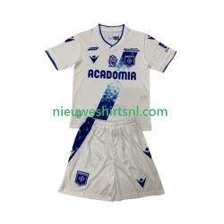 Kind Shirt met Bedrukking AJ Auxerre Thuis 2024-2025 Korte Mouw